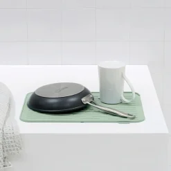 Avrinningsbricka i silikon, Brabantia, Ljusgrön