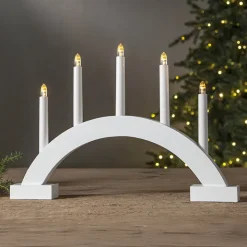 Batteridriven adventsljusstake