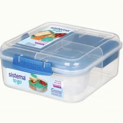 Bentolåda med 5 fack och burk 1,25L, Sistema