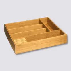Besticklåda med knivställ i bambu 5 fack, 5five