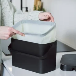Bordspapperskorg med handtag 5L, SmartStore