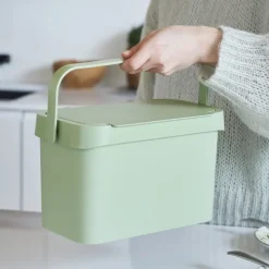 Bordspapperskorg med handtag 5L, SmartStore