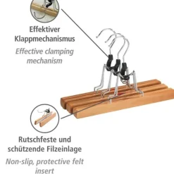 Byxgalge i trä 3-pack