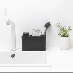 Diskbänksförvaring med tvålpump, Brabantia