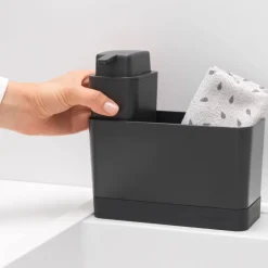 Diskbänksförvaring med tvålpump, Brabantia