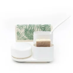 Diskmedelspump och förvaringsställ