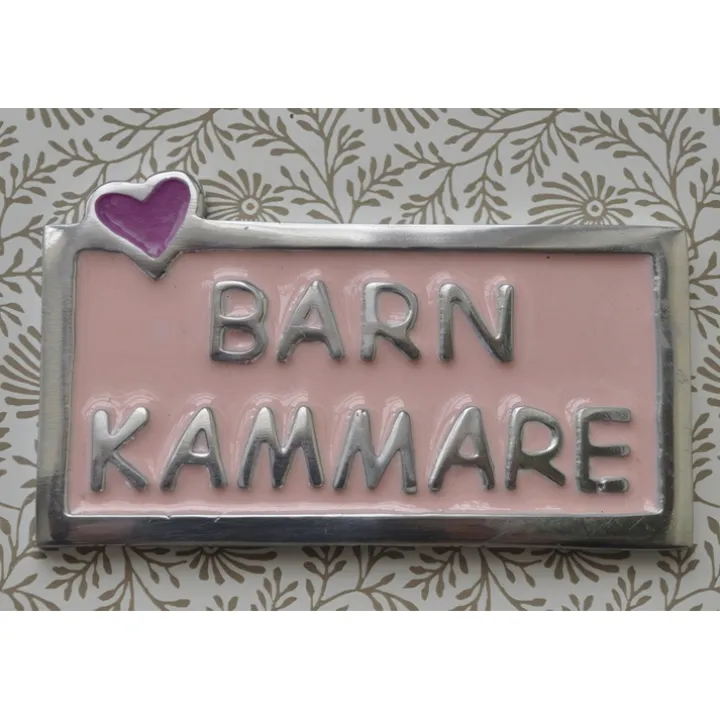 Dörrskylt, barnkammare