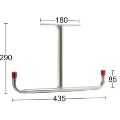 Dubbel takkrok, 45cm, Habo