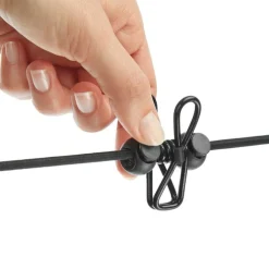 Elastisk klädlina med klämmor