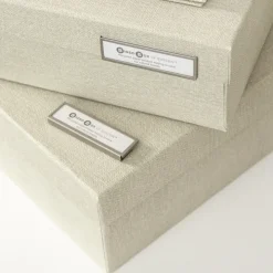 Etiketthållare i metall 4-pack, Bigso