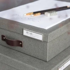 Etiketthållare i metall 4-pack, Bigso