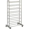 Expanderbar skohylla med hjul, 67-116cm