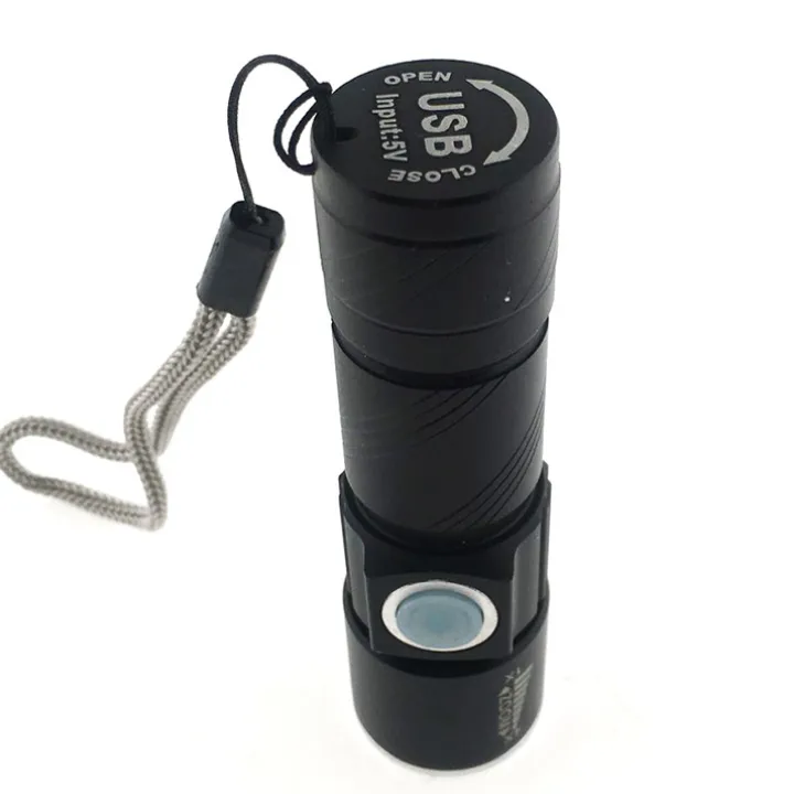 Ficklampa med USB