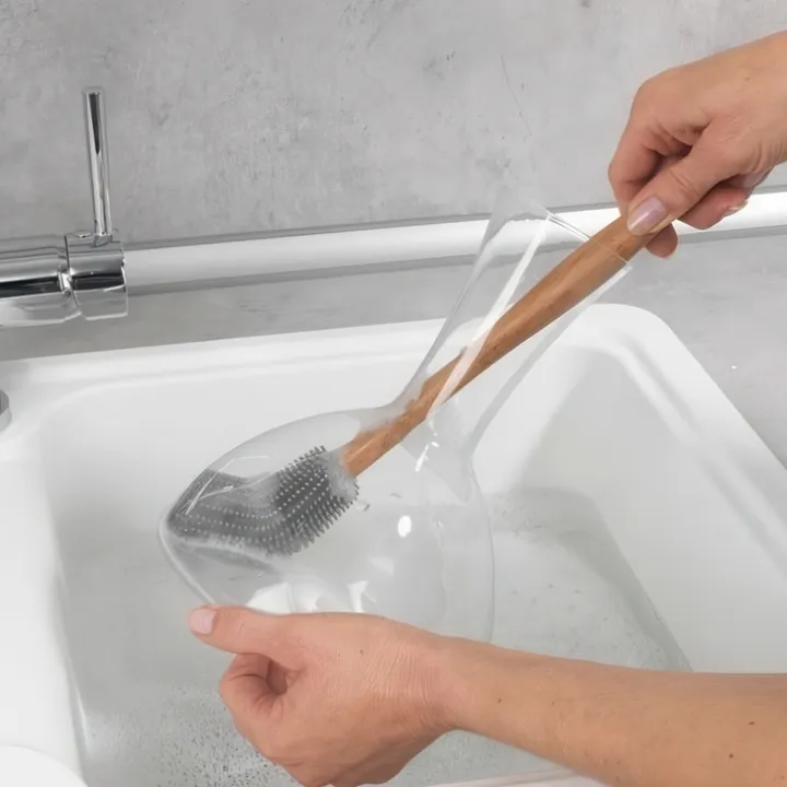 Flaskborste med flexhuvud