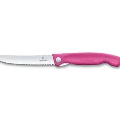 Fällbar picknickkniv med tandat blad