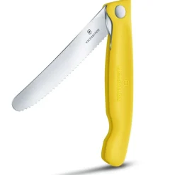 Fällbar picknickkniv med tandat blad