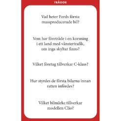 Frågesport om bilar