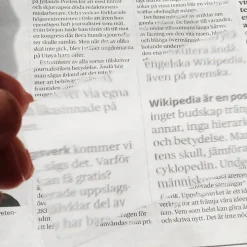 Förstoringsglas till plånboken
