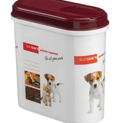 Förvaringsburk för hund- och kattmat 2,2L
