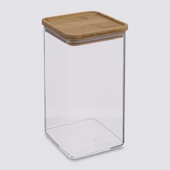 Förvaringsburk med bambulock 1,5L, Eske