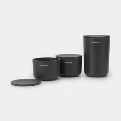 Förvaringsburk med lock 3-pack, Brabantia