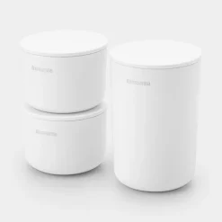 Förvaringsburk med lock 3-pack, Brabantia