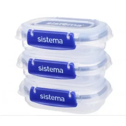 Förvaringsburk mini 3-pack 0,18L, Sistema