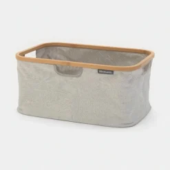 Förvaringskorg i tyg och trä 40L, Brabantia