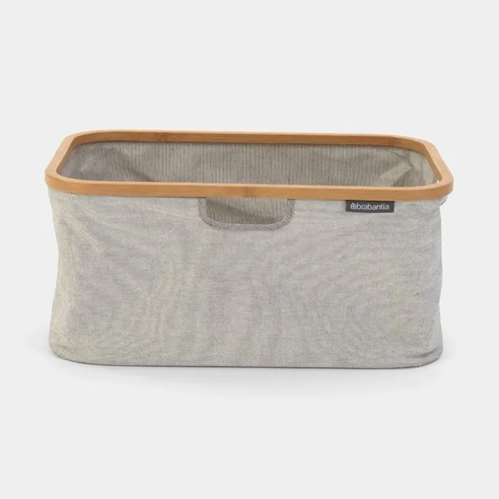 Förvaringskorg i tyg och trä 40L, Brabantia