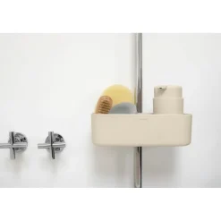Förvaringskorg till duschstång, Brabantia, Beige