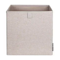 Förvaringskub i tyg, Bigso, Beige