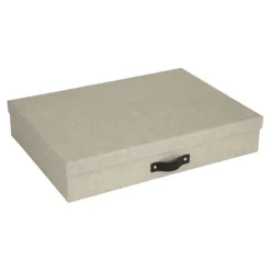 Förvaringslåda A3, Sverker canvas, Bigso, Beige