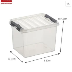 Förvaringslåda 3L, Q-Line