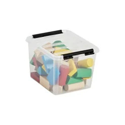 Förvaringslåda 3l, SmartStore, Klar/svart