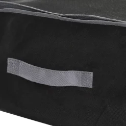 Förvaringslåda med vakuumpåse, 100x45x15cm, Svart