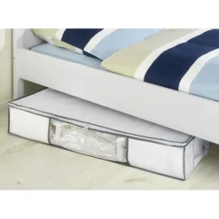 Förvaringslåda med vakuumpåse, 105x45x15cm, Vit