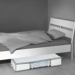 Förvaringslåda med vakuumpåse, 105x45x15cm, Vit