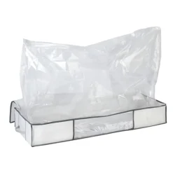 Förvaringslåda med vakuumpåse, 105x45x15cm, Vit