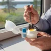 Äggbox med saltkar