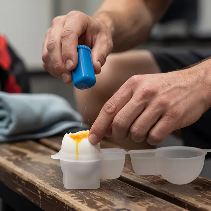 Äggbox med saltkar
