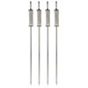 Grillspett med avputtare 4-pack