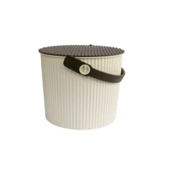 Hink med lock 10L, Omnioutil, Beige/Brun