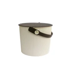 Hink med lock 8L, Omnioutil, Beige/Brun