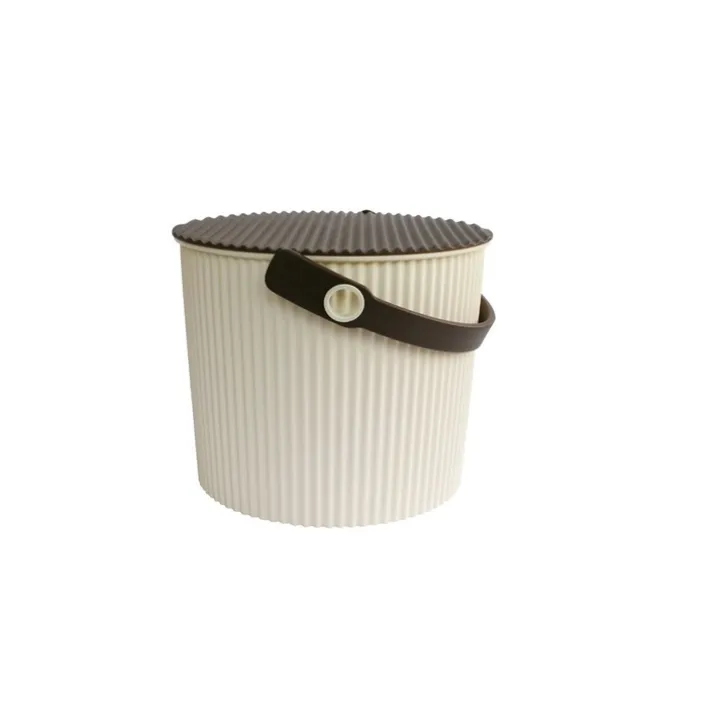 Hink med lock 8L, Omnioutil, Beige/Brun