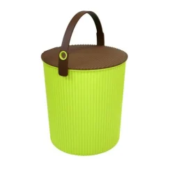 Hink med lock 10L, Omnioutil, Grön/Brun