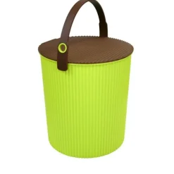 Hink med lock 20L, Omnioutil, Grön/Brun