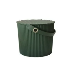 Hink med lock 10L, Omnioutil, Mörkgrön