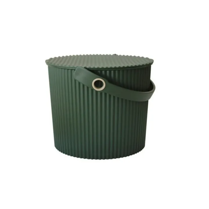 Hink med lock 10L, Omnioutil, Mörkgrön