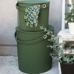 Hink med lock 8L, Omnioutil, Mörkgrön