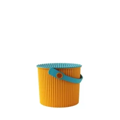 Hink med lock 4L, Omnioutil, Orange/Turkos
